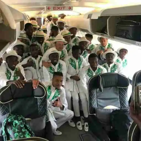 Super Eagles Depart Austria For Russia (Photo)